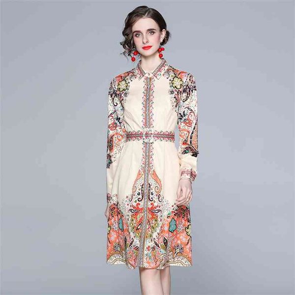 spring fall fashion shirt dress women long sleeve lapel floral retro print knee-length casual ol vestido de mujer 210602, Black;gray
spring fall fashion shirt dress women long sleeve lapel floral retro print knee-length casual ol vestido de mujer 210602, Black;gray