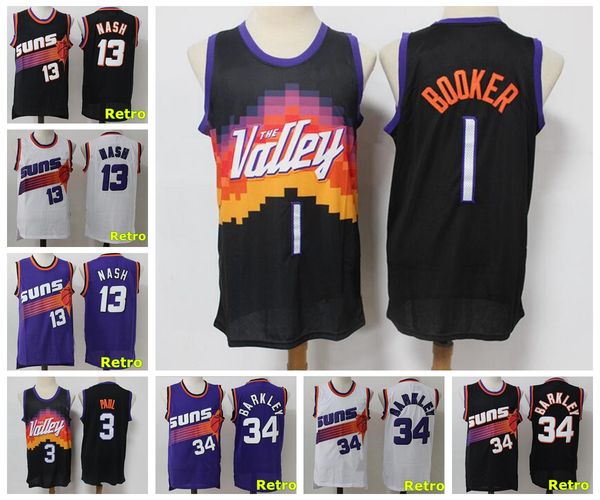 devin 1 booker steve 13 nash chris 3 paul 34 barkley jersey ncaa 2021 basketball jerseys mesh city version retro purple white black color wi, Black;red
devin 1 booker steve 13 nash chris 3 paul 34 barkley jersey ncaa 2021 basketball jerseys mesh city version retro purple white black color wi, Black;red
