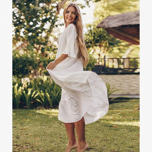 bathing suit cover ups dresses for the beach wear coverup dress white pareos de playa mujer swimsuit long up womens women's swimwear, White;black
bathing suit cover ups dresses for the beach wear coverup dress white pareos de playa mujer swimsuit long up womens women's swimwear, White;black