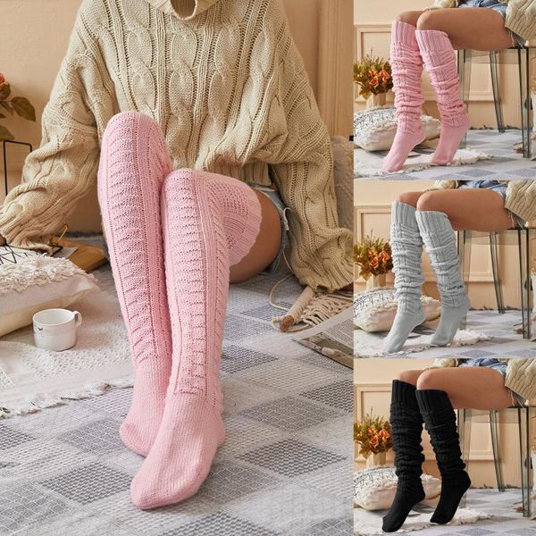 sports socks women over knee fashion female stockings warm long boot knit thigh-high gray khaki pink black
sports socks women over knee fashion female stockings warm long boot knit thigh-high gray khaki pink black