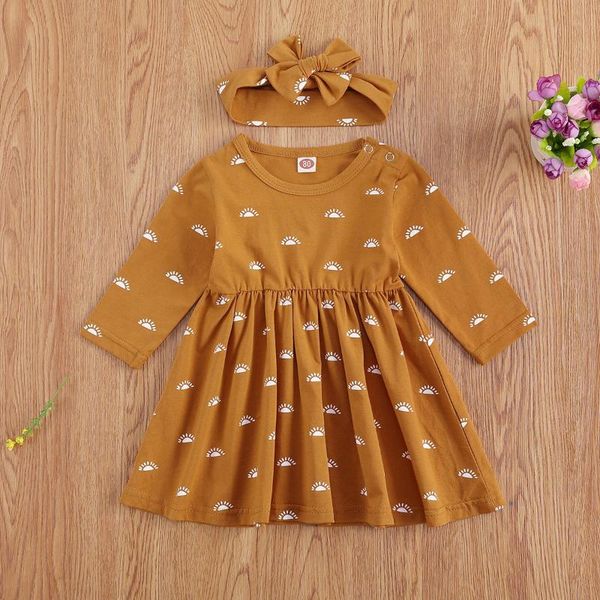 girl's dresses born baby sun printing dress set long sleeve ruffled casual with printed +headband lovely 2pcs infant suit, Red;yellow
girl's dresses born baby sun printing dress set long sleeve ruffled casual with printed +headband lovely 2pcs infant suit, Red;yellow