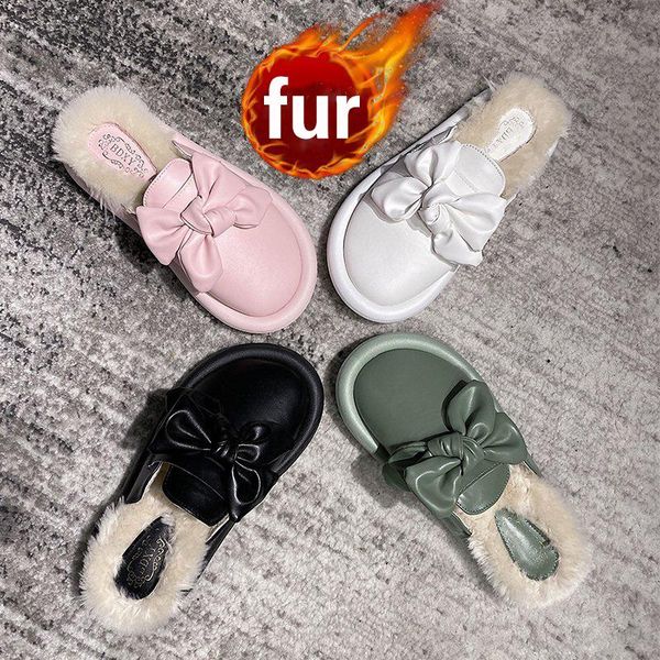 slippers women winter home bow leather waterproof non slip female plush warm indoor for plus size, Black
slippers women winter home bow leather waterproof non slip female plush warm indoor for plus size, Black