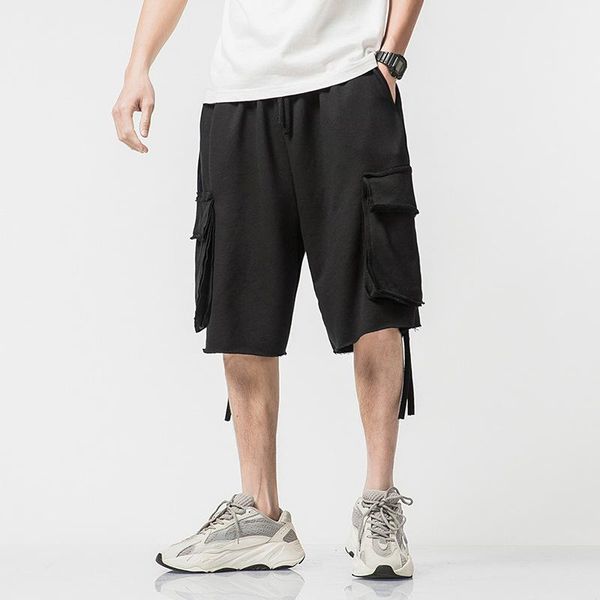man summer loose casual large pockets cotton shorts 5xl men's, White;black
man summer loose casual large pockets cotton shorts 5xl men's, White;black
