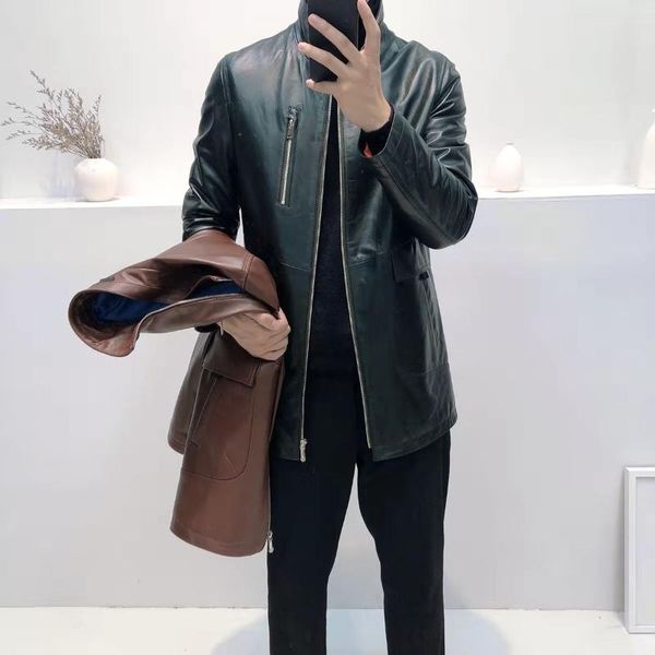 men's jackets rk919 fashion coats & 2021 runway luxury european design party style clothing, Black;brown
men's jackets rk919 fashion coats & 2021 runway luxury european design party style clothing, Black;brown