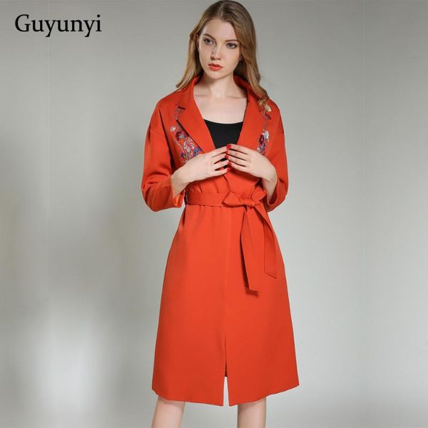 women's trench coats floral embroidery office lady autumn winter warm suit collar decorative belt elegant party, Tan;black
women's trench coats floral embroidery office lady autumn winter warm suit collar decorative belt elegant party, Tan;black