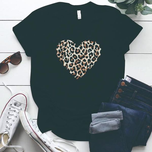 leopard love heart print women couple t shirt fashion harajuku short sleeve o neck lovely gift for ladies women's t-shirt, White
leopard love heart print women couple t shirt fashion harajuku short sleeve o neck lovely gift for ladies women's t-shirt, White