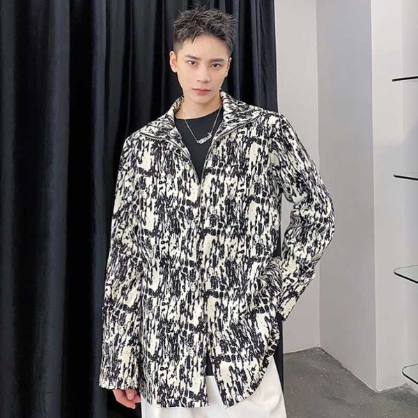 men's casual shirts long-sleeve shirt spring and autumn urban youth stand collar zipper front korean fashion loose large, White;black
men's casual shirts long-sleeve shirt spring and autumn urban youth stand collar zipper front korean fashion loose large, White;black