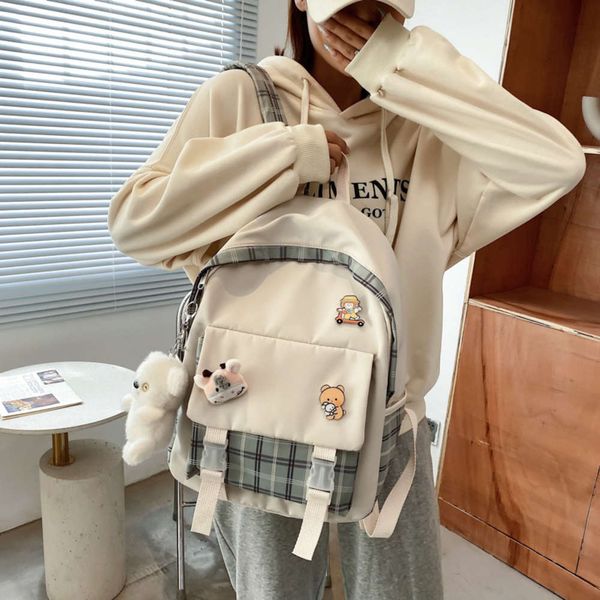 designer schoolbagfashion schoolbags for teenage girls children backpack ulzzang cute plaid school bag women backpack travel bagpack mochila
designer schoolbagfashion schoolbags for teenage girls children backpack ulzzang cute plaid school bag women backpack travel bagpack mochila