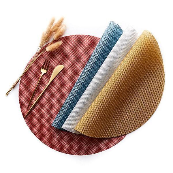 mats & pads pvc el restaurant round non-slip heat insulation pad household kitchen utensils tableware disc table mat
mats & pads pvc el restaurant round non-slip heat insulation pad household kitchen utensils tableware disc table mat