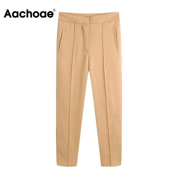 women's pants & capris aachoae women high waist solid long pleated full length pencil ladies zipper casual trousers pantalones mujer, Black;white
women's pants & capris aachoae women high waist solid long pleated full length pencil ladies zipper casual trousers pantalones mujer, Black;white