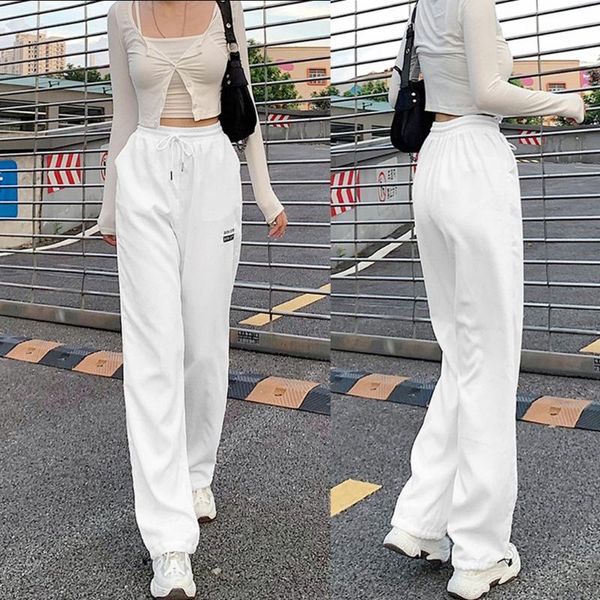 women high waist velvet patchwork pants harajuku solid color straight trousers xx9d women's & capris, Black;white
women high waist velvet patchwork pants harajuku solid color straight trousers xx9d women's & capris, Black;white