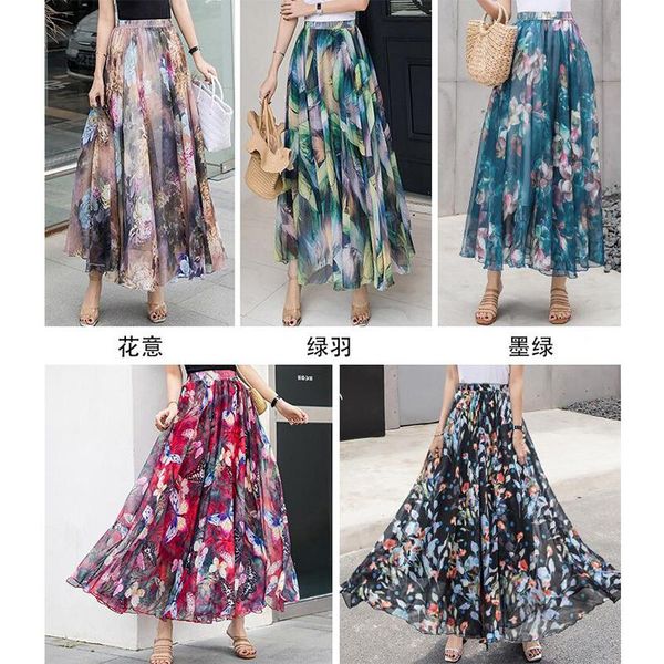 skirts 2021 summer silk skirt big swing chiffon floral women bohemian beach pp-037, Black
skirts 2021 summer silk skirt big swing chiffon floral women bohemian beach pp-037, Black