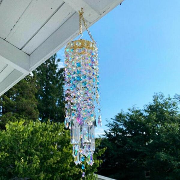 wind chime colorful rhinestone glass garden patio lawn hanging pendant for home decorations crafts decorative objects & figurines
wind chime colorful rhinestone glass garden patio lawn hanging pendant for home decorations crafts decorative objects & figurines