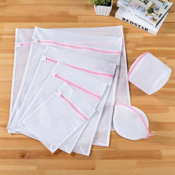 zipper mesh laundry wash bags polyester organizer basket washing machine bag for lingerie set protection net
zipper mesh laundry wash bags polyester organizer basket washing machine bag for lingerie set protection net