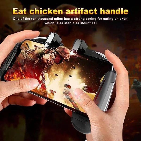 game controllers & joysticks ak16 pubg gaming gadget alloy trigger does not block the screen button phone contrast color controller
game controllers & joysticks ak16 pubg gaming gadget alloy trigger does not block the screen button phone contrast color controller