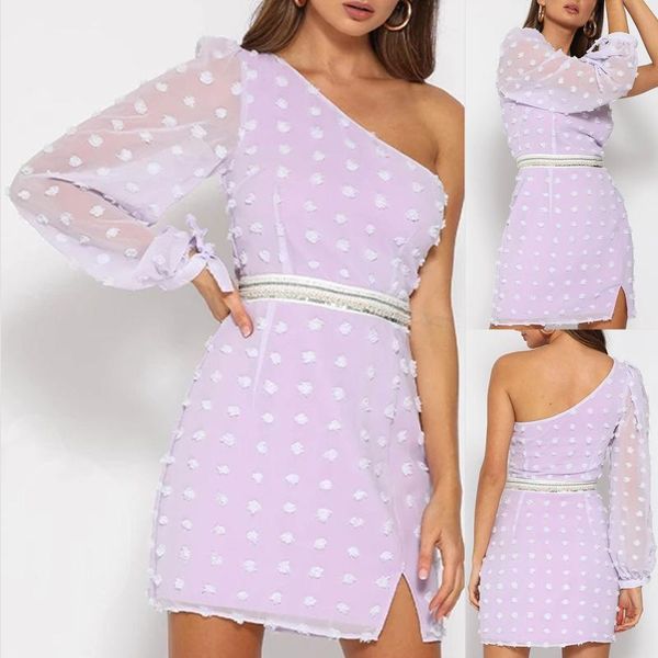 casual dresses for women fashion chiffon jacquard one shoulder long sleeve v-neck solid color slim dress female clothing e3, Black;gray
casual dresses for women fashion chiffon jacquard one shoulder long sleeve v-neck solid color slim dress female clothing e3, Black;gray