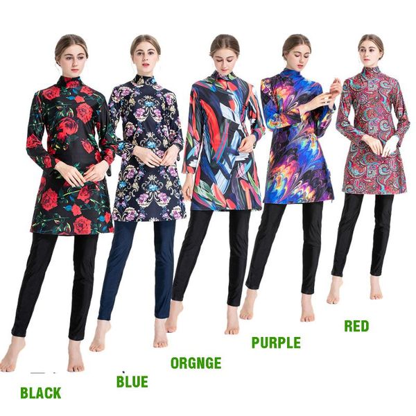 swim wear women printing floral muslim swimwear hijab muslimah islamic swimsuit surf sport burkinis
swim wear women printing floral muslim swimwear hijab muslimah islamic swimsuit surf sport burkinis