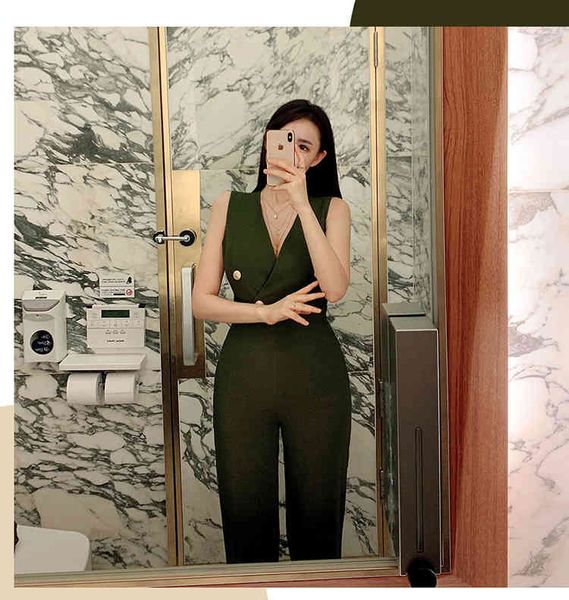 two piece dress zawfl-2021 summer women's double row button single wide leg high waist round neck trousers, White
two piece dress zawfl-2021 summer women's double row button single wide leg high waist round neck trousers, White