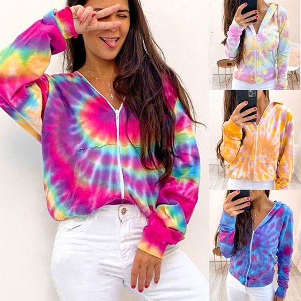 jackets tie dye printed zipper hooded women coat autumn winter casual loose drawstring hood long sleeve pocket gradient jacket outerwear wom, Black;brown
jackets tie dye printed zipper hooded women coat autumn winter casual loose drawstring hood long sleeve pocket gradient jacket outerwear wom, Black;brown