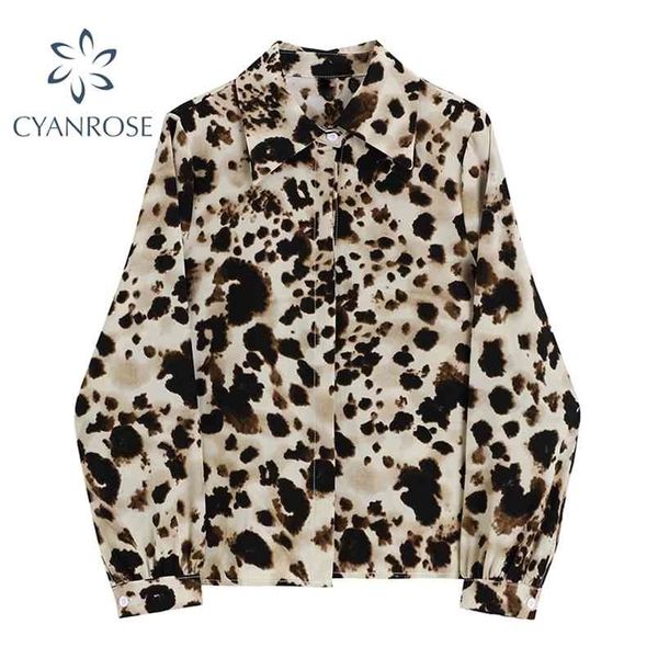 leopard print streetwear elegant blouses women cardigan stylish harajuku ol long sleeve shirts for work loose relax wild ins 210515, White
leopard print streetwear elegant blouses women cardigan stylish harajuku ol long sleeve shirts for work loose relax wild ins 210515, White