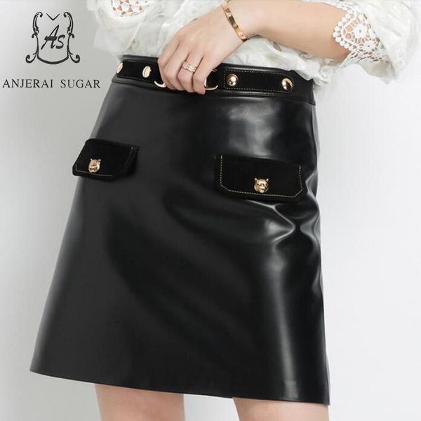 skirts autumn winter women genuine sheepskin leather skirt short slim black high waist clasp ol package hip a line mini
skirts autumn winter women genuine sheepskin leather skirt short slim black high waist clasp ol package hip a line mini