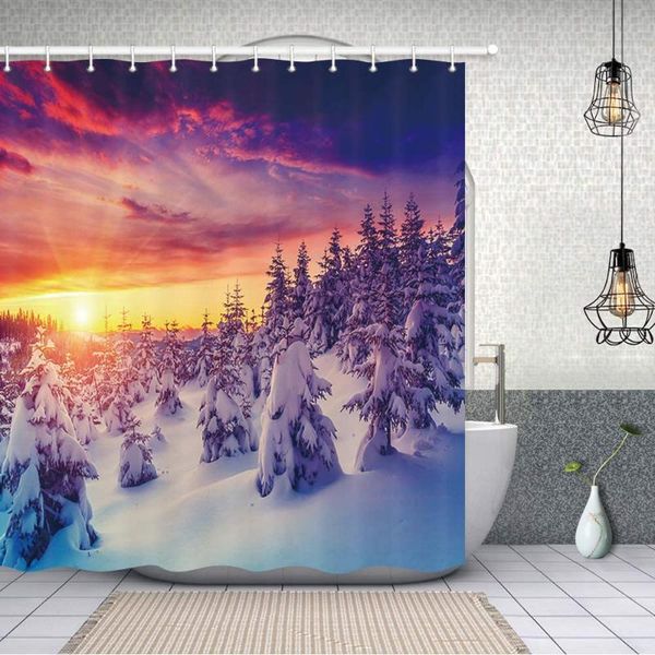 shower curtains winter farmhouse christmas curtains, rustic snowy pine trees in foggy forest at sunset natural landscape bathroom curtain
shower curtains winter farmhouse christmas curtains, rustic snowy pine trees in foggy forest at sunset natural landscape bathroom curtain