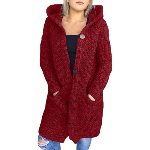 women's knits & tees 2021 autumn women cardigan jackets long sleeve winter hooded pockets knitted sweater outerwear, White
women's knits & tees 2021 autumn women cardigan jackets long sleeve winter hooded pockets knitted sweater outerwear, White