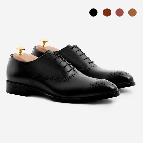 dress shoes oxford brogue style man formal solid business shoe fashion designer genuine leather mens, Black
dress shoes oxford brogue style man formal solid business shoe fashion designer genuine leather mens, Black