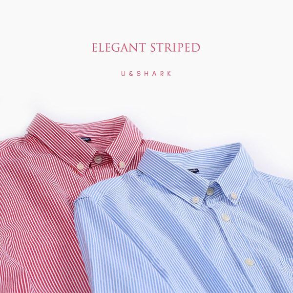 men's casual shirts classic red blue striped shirt for men blouse 100% cotton oxford long sleeve social formal business office clothing, White;black
men's casual shirts classic red blue striped shirt for men blouse 100% cotton oxford long sleeve social formal business office clothing, White;black