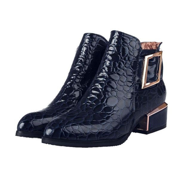 boots women leather spring autumn 2021 ankle boot female england short pointed square heel, Black
boots women leather spring autumn 2021 ankle boot female england short pointed square heel, Black