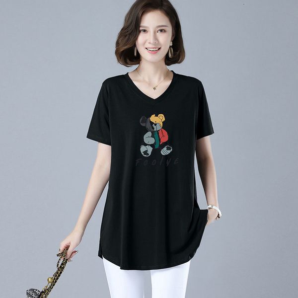 women's polos short sleeve t-shirt summer casual little bear print mid-length loose cotton clothing size -4xl 8xwa, White
women's polos short sleeve t-shirt summer casual little bear print mid-length loose cotton clothing size -4xl 8xwa, White