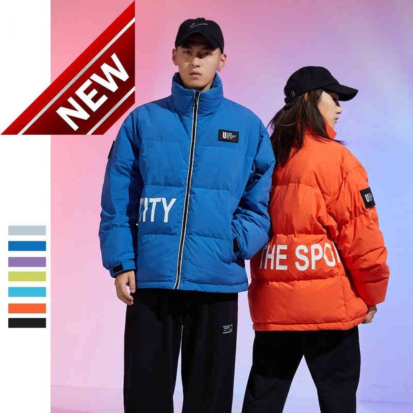 men women same winter down jacket solid color printing white duck coat trendy brand multicolor loose men's boutique, Black
men women same winter down jacket solid color printing white duck coat trendy brand multicolor loose men's boutique, Black
