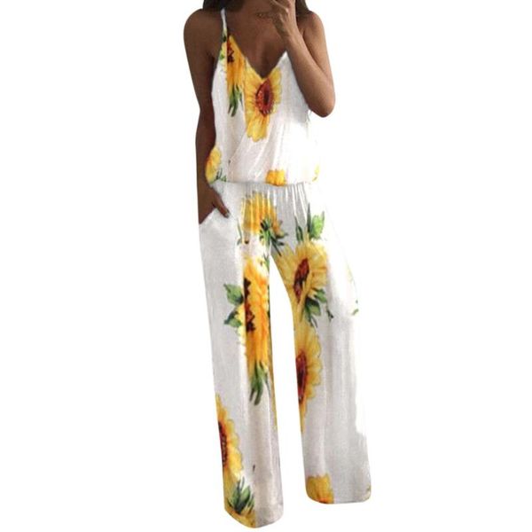women's jumpsuits & rompers women jumpsuit siamese summer exotic set sunflower strap printed camisole sleeveless v neck romper female c, Black;white
women's jumpsuits & rompers women jumpsuit siamese summer exotic set sunflower strap printed camisole sleeveless v neck romper female c, Black;white