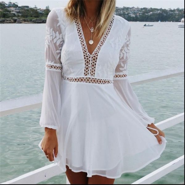 summer fashion casual womens dress v neck long sleeve lace white trim short mini vestido sundress, Black;gray
summer fashion casual womens dress v neck long sleeve lace white trim short mini vestido sundress, Black;gray