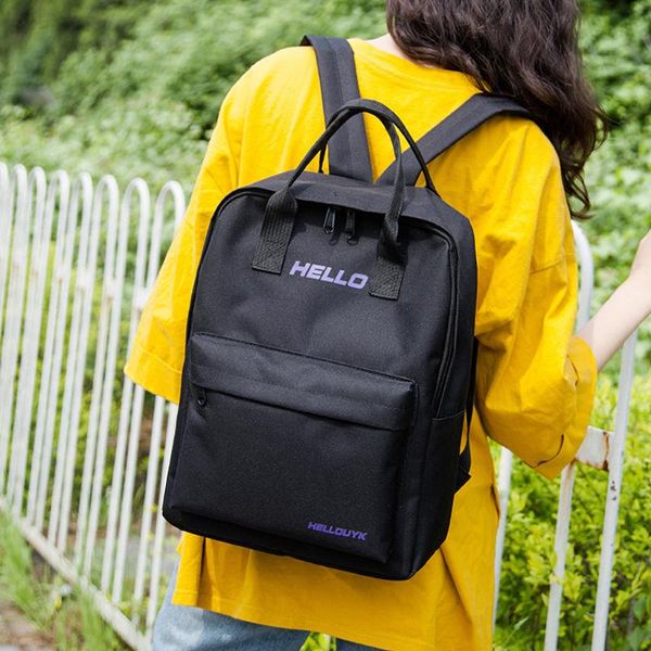 school bags for teenage girls large capacity solid color waterproof nylon casual bag backpack korea style 2021
school bags for teenage girls large capacity solid color waterproof nylon casual bag backpack korea style 2021