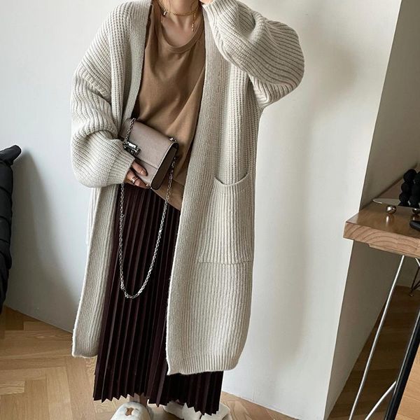 women's vests canggu wood thickened cashmere sweater coat 21 winter korean version loose lazy fashionable long cardigan 22-82, Black;white
women's vests canggu wood thickened cashmere sweater coat 21 winter korean version loose lazy fashionable long cardigan 22-82, Black;white