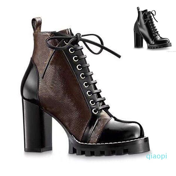 luxury-high heeled martin boots autumn winter coarse heel women shoes desert boot 100% real leather zipper letter lace up fashion lady heels, Black
luxury-high heeled martin boots autumn winter coarse heel women shoes desert boot 100% real leather zipper letter lace up fashion lady heels, Black