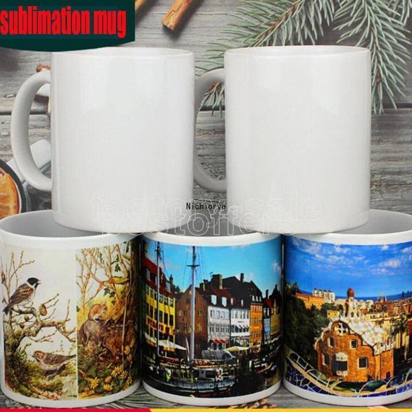 dhl ship 11oz sublimation blank mug personalized heat transfer ceramic mug white water cup party gift drinkware
dhl ship 11oz sublimation blank mug personalized heat transfer ceramic mug white water cup party gift drinkware