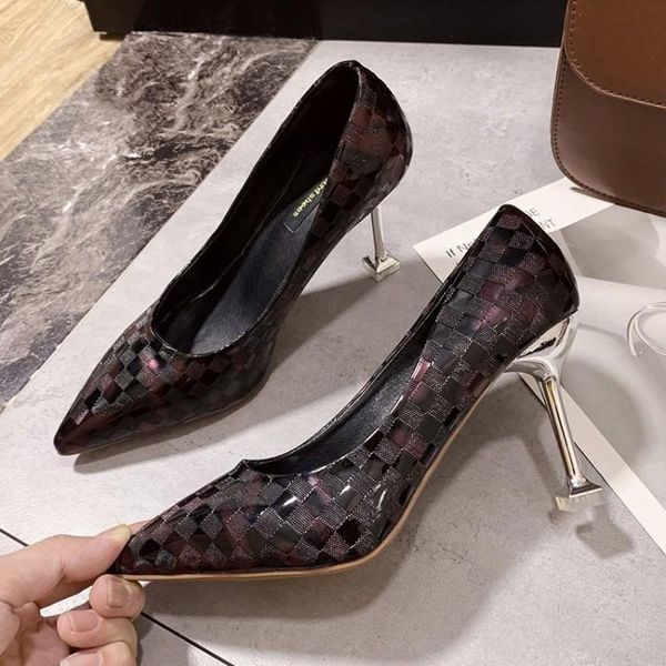 dress shoes 2021 women shallow fashion pointed toe pumps leather high heels boat wedding elegant high-heeled y22-32, Black
dress shoes 2021 women shallow fashion pointed toe pumps leather high heels boat wedding elegant high-heeled y22-32, Black
