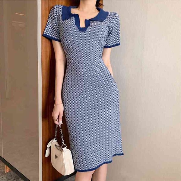 summer korean fashion casual plaid knitted sweater dress women short sleeve slim bodycon vintage party dresses robe femme 210514, Black;gray
summer korean fashion casual plaid knitted sweater dress women short sleeve slim bodycon vintage party dresses robe femme 210514, Black;gray