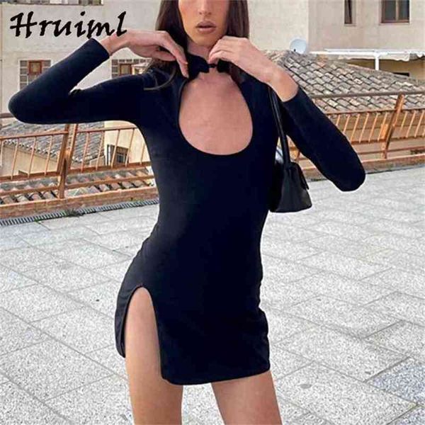 black dress fashion clothing party hollow out long sleeve es for women night club skinny vestido de mulher 210513, Black;gray
black dress fashion clothing party hollow out long sleeve es for women night club skinny vestido de mulher 210513, Black;gray