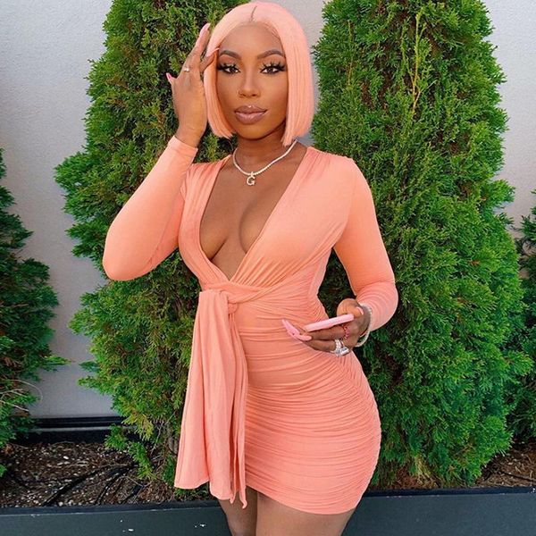 casual dresses plunged v-neck sheath deep v neck dress autumn bodycon pleated women midi 2021 lady night club red black robe m0565, Black;gray
casual dresses plunged v-neck sheath deep v neck dress autumn bodycon pleated women midi 2021 lady night club red black robe m0565, Black;gray