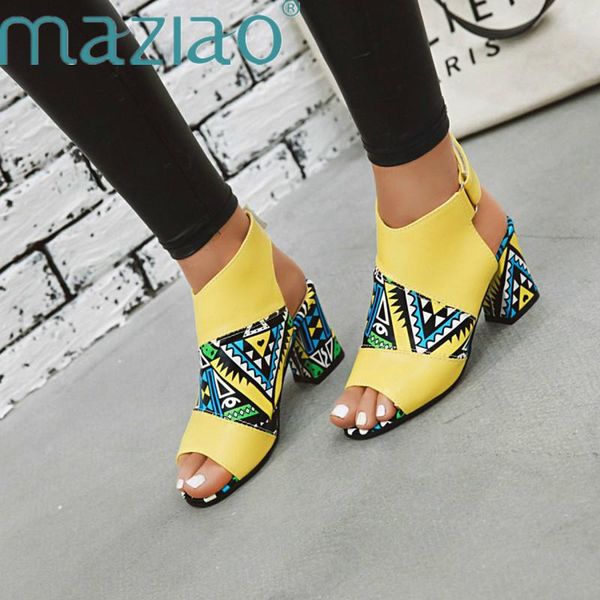 women sandals large size 34-43 print brand shoes classics high hoof heels summer women's gladiator 2021 maziao, Black
women sandals large size 34-43 print brand shoes classics high hoof heels summer women's gladiator 2021 maziao, Black