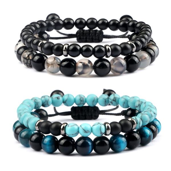 beaded, strands 2pcs/set natural tiger eye stone bracelet braided adjustable bangle couple opal onyx beads bracelets yoga balance prayer jew, Black
beaded, strands 2pcs/set natural tiger eye stone bracelet braided adjustable bangle couple opal onyx beads bracelets yoga balance prayer jew, Black