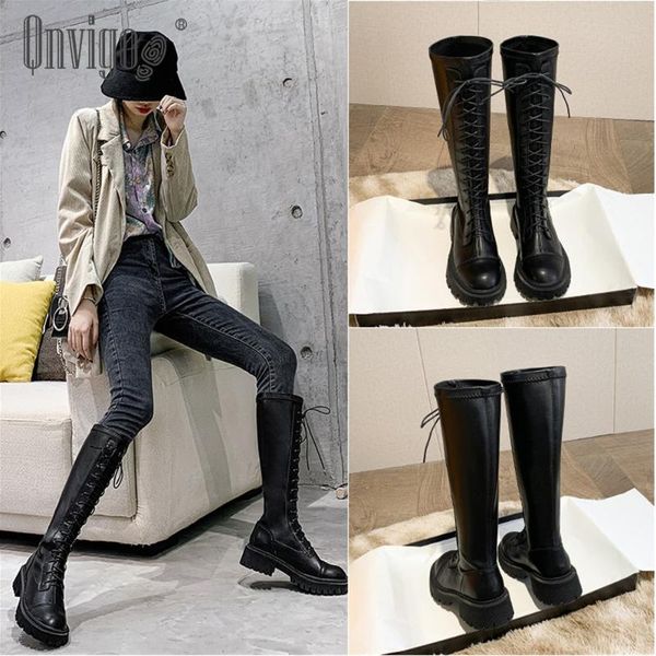 boots qnvigo knight lace-up long women stretch chunky heel 2021 high 32-43 size female shoes fashion, Black
boots qnvigo knight lace-up long women stretch chunky heel 2021 high 32-43 size female shoes fashion, Black