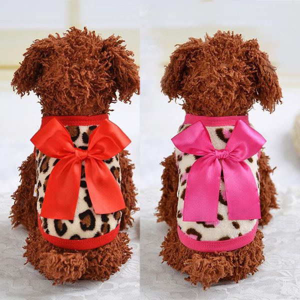 dog apparel leopard pet clothes thickening warm coral velvet with bow chihuahua costume 4 sizes clothing
dog apparel leopard pet clothes thickening warm coral velvet with bow chihuahua costume 4 sizes clothing