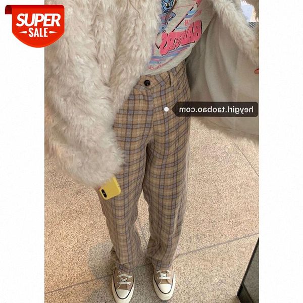 fashion commuter women's waist slim straight plaid casual pants women korean loose wide-leg trousers #rn5g, Black;white
fashion commuter women's waist slim straight plaid casual pants women korean loose wide-leg trousers #rn5g, Black;white