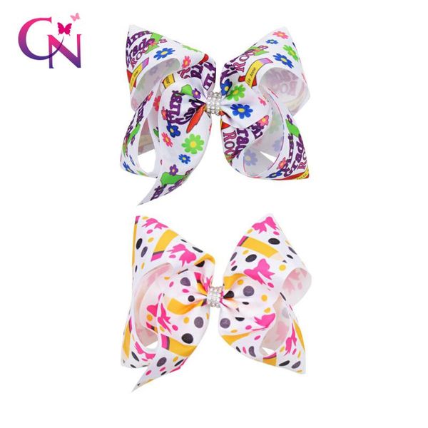 hair accessories cn 8 pcs/lots 7" back to school bows with clip for girls large pencil print rhinestone clips children, Slivery;white
hair accessories cn 8 pcs/lots 7" back to school bows with clip for girls large pencil print rhinestone clips children, Slivery;white