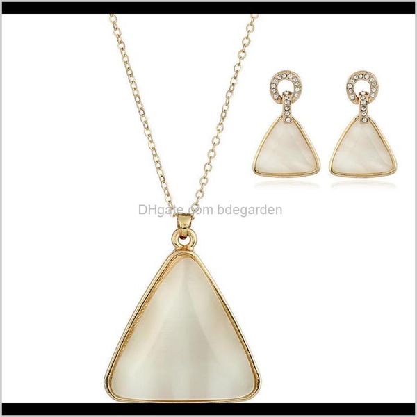 & necklace drop delivery 2021 opal jewelry sets crystal geometry triangle shape earrings necklaces for women fashion of ajeqo, Silver
& necklace drop delivery 2021 opal jewelry sets crystal geometry triangle shape earrings necklaces for women fashion of ajeqo, Silver