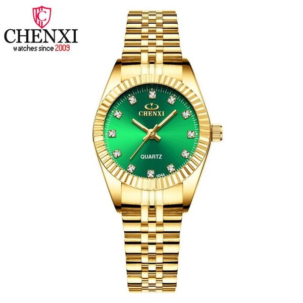 wristwatches women's watches crystal quartz watch stainless steel small green dial golden bracelet women, Slivery;brown
wristwatches women's watches crystal quartz watch stainless steel small green dial golden bracelet women, Slivery;brown